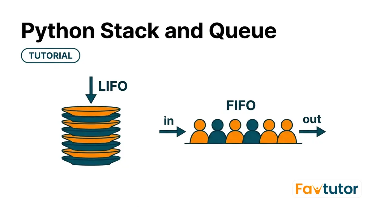 Python Stack and Queue with Examples